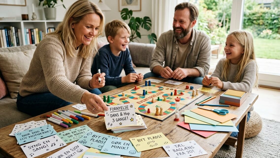 Giv familiens brætspil nyt liv med hjemmelavede udfordringskort