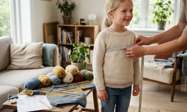 Måleskema til strik til børn – sådan bruger du barnets mål