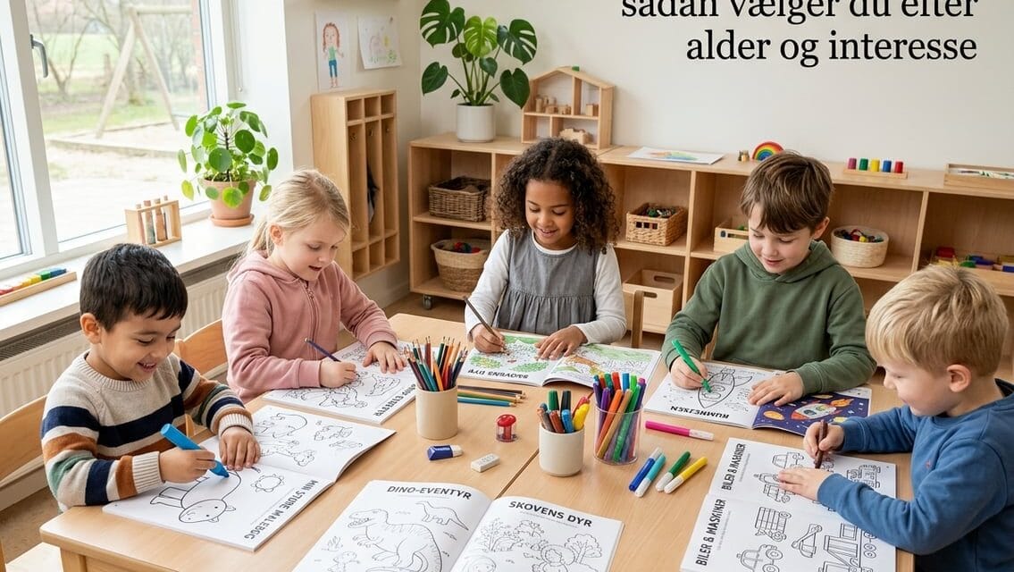 Malebog til børn – sådan vælger du efter alder og interesse