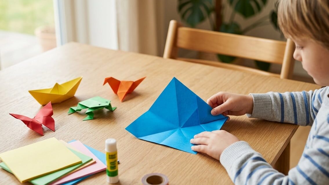 Origami for børn – nemme papirprojekter at starte med
