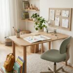 Skrivebord til et barn på 6 år inspiration til skolestarten