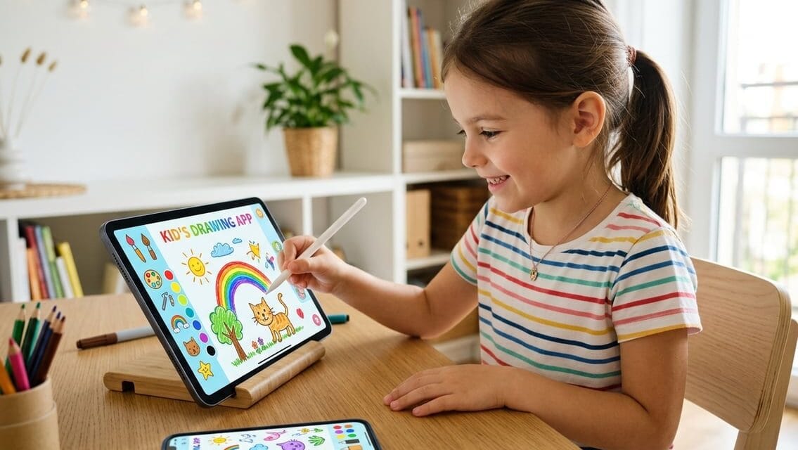 Tegne-app til børn – digital kreativitet på tablet og mobil