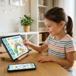 Tegne app til børn digital kreativitet på tablet og mobil
